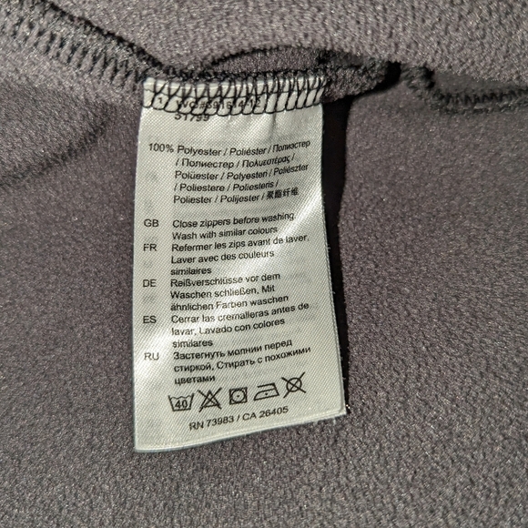 Helly Hansen Graphic Fleece Jacket Grey Women's Small - Picture 7 of 8